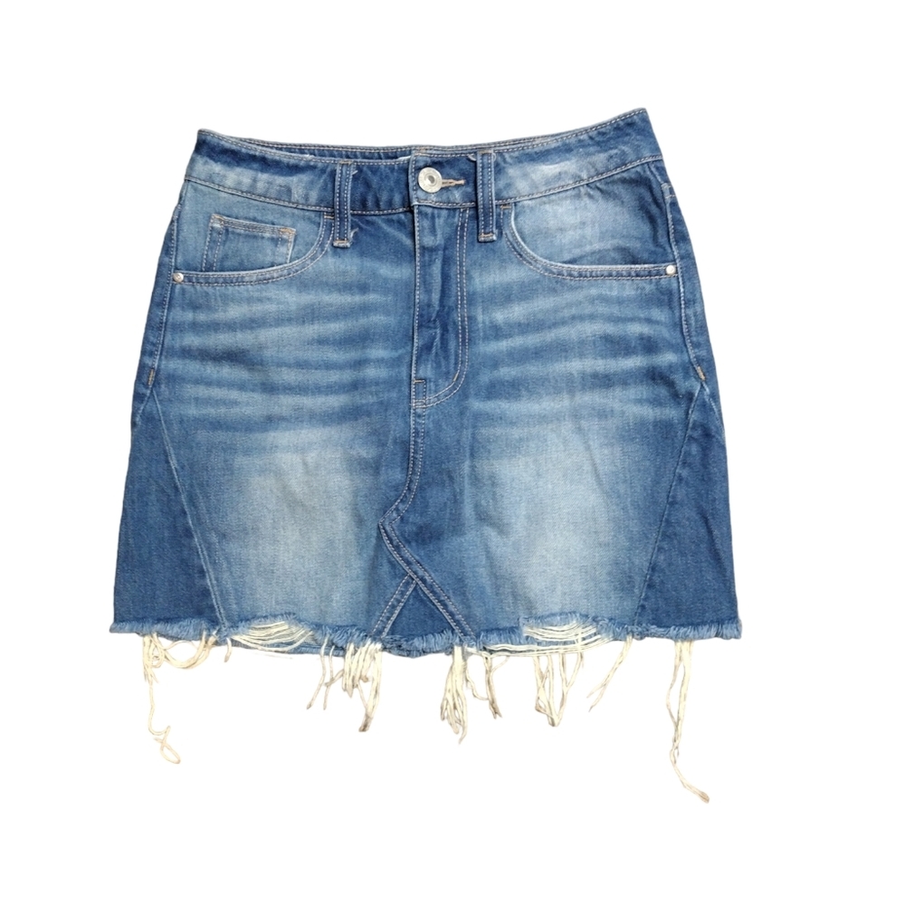Day trip Denim Mini Skirt - Size Small